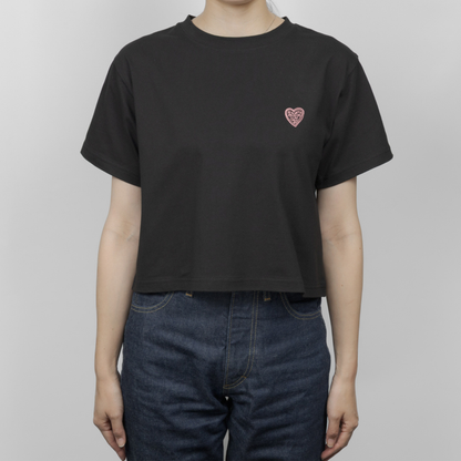 1M CROPPED T-Shirt Heart