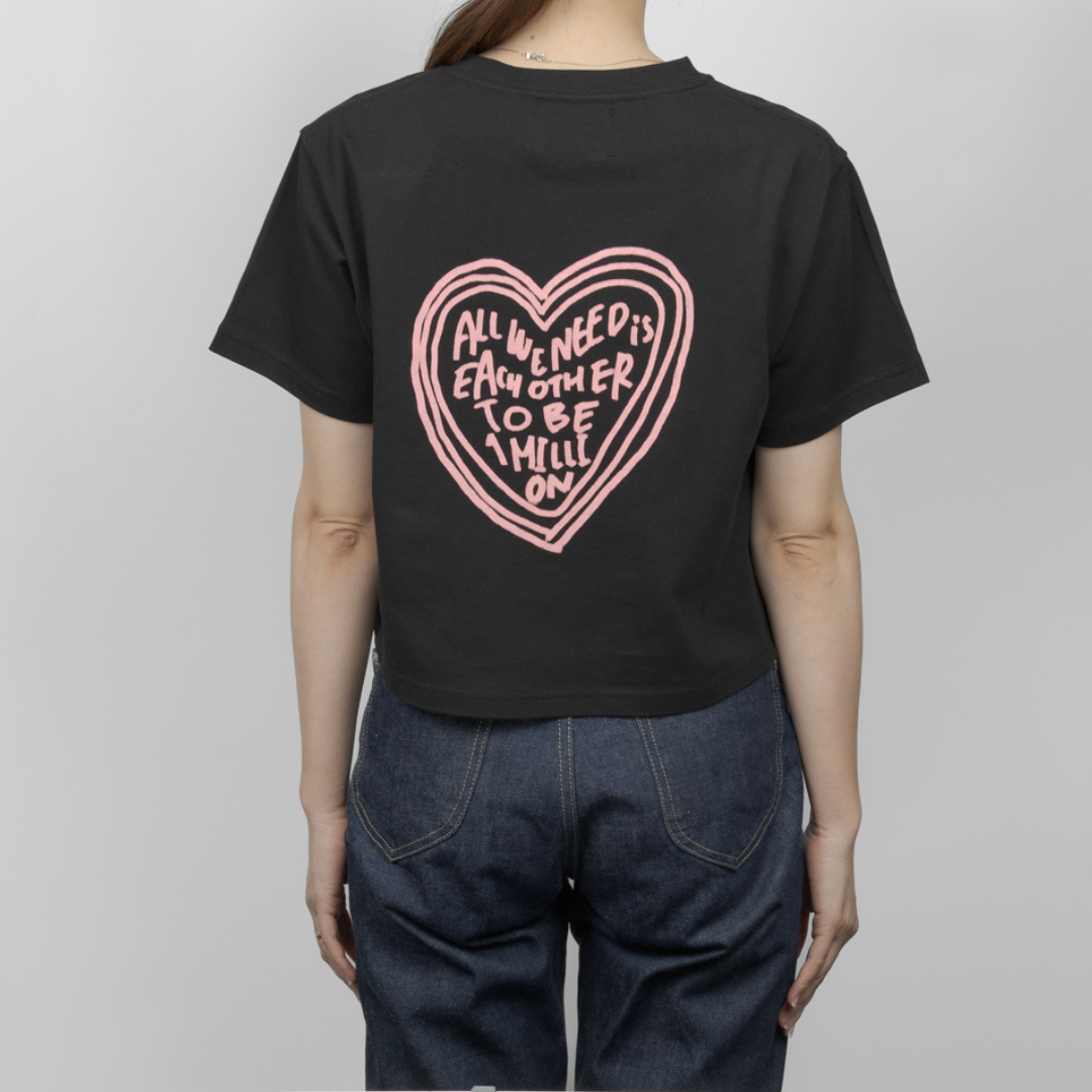 1M CROPPED T-Shirt Heart