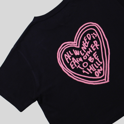 1M CROPPED T-Shirt Heart