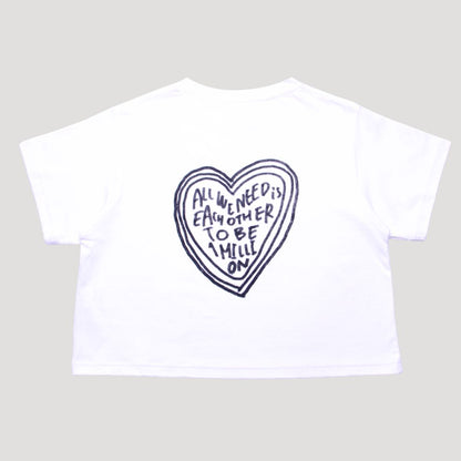 1M CROPPED T-Shirt Heart