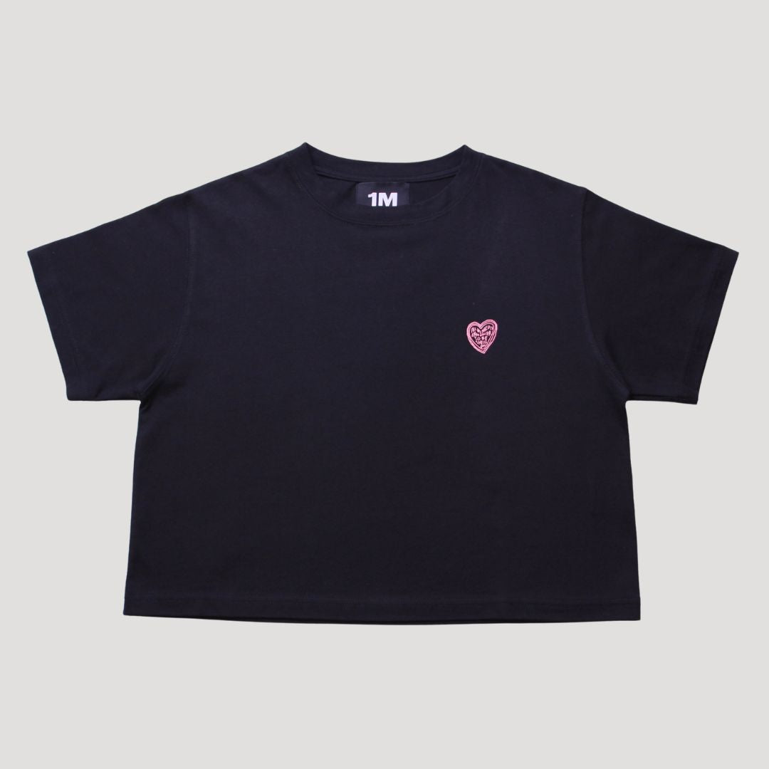 1M CROPPED T-Shirt Heart
