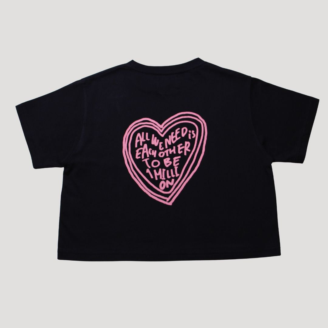 1M CROPPED T-Shirt Heart